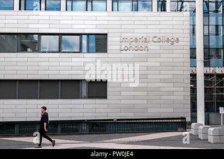 Imperial College London in die Exhibition Road, South Kensington Stockfoto