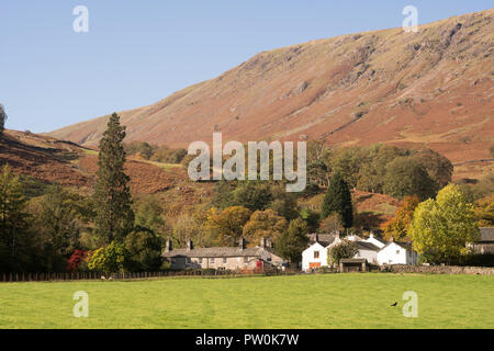 Das Dorf Seatoller, im Borrowdale, Cumbria, England, Großbritannien Stockfoto