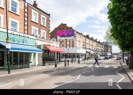 Salusbury Road, der Queen's Park, London Borough von Brent, Greater London, England, Vereinigtes Königreich Stockfoto