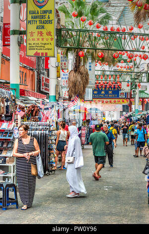 Petaling Street, Chinatown, Kuala Lumpur, Malaysia Stockfoto