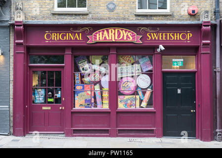 Hardys Original Konditorei in Brushfield Street, Spitalfields, London, England, Großbritannien Stockfoto