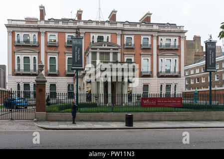 Hertford House, der Heimat der Wallace Collection, Manchester Square, London, England, Großbritannien Stockfoto