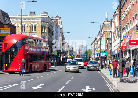 Kilburn High Road, Kilburn, London Borough of Camden, Greater London, England, United Kingdom Stockfoto