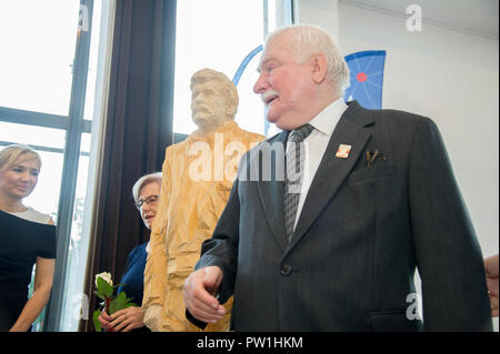 Lech Walesa während der Feier seines 75 birthsday in Danzig, Polen. September 2018 © wojciech Strozyk/Alamy Stock Foto Stockfoto