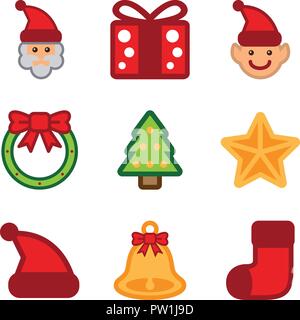 Weihnachten-Elemente Stock Vektor