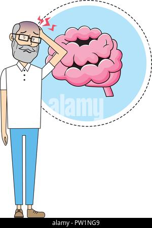 Menschliche Krankheit Cartoon Stock Vektor