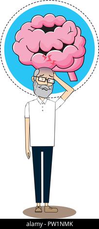 Menschliche Krankheit Cartoon Stock Vektor