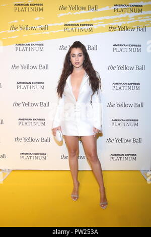 American Express und Pharrell Williams Host die gelbe Kugel im Brooklyn Museum für Kunst Bildung allgemein Mit: Lauren Jauregui Wo: New York, New York, United States Wenn: 10 Sep 2018 Credit: Derrick Salters/WENN.com Stockfoto