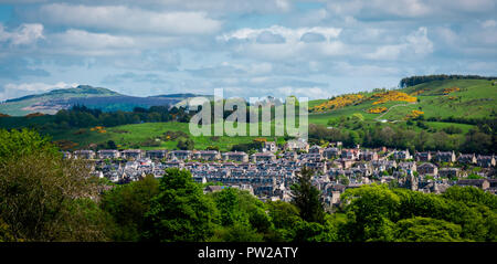 In Hawick zu Ruberslaw Stockfoto