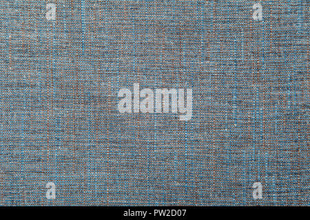 Braun und Blau Stoff Canvas für Polstermöbel indoor closeup Stockfoto