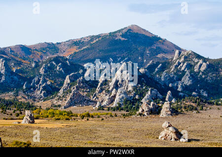 Kreis Creek Basin in City of Rocks National Reserve, Idaho Stockfoto