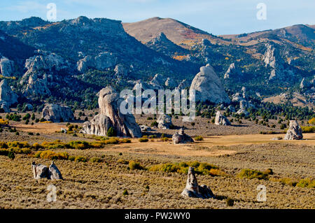 Kreis Creek Basin in City of Rocks National Reserve, Idaho Stockfoto