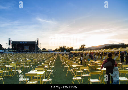 Chiang Rai, Thailand - 30. November 2017: Farm Festival auf dem Hügel 2017, die Veranstaltung in Singha Park Chiang Rai. Stockfoto