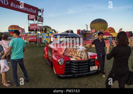 Chiang Rai, Thailand - 30. November 2017: Farm Festival auf dem Hügel 2017, die Veranstaltung in Singha Park Chiang Rai. Stockfoto