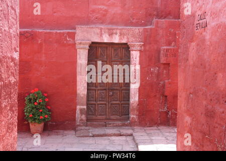 Kloster Santa Catalina in Arequipa Stockfoto