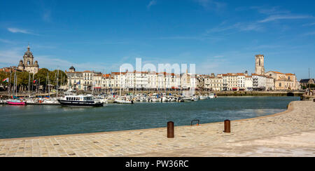 Der alte Hafen (Vieux Port) von La Rochelle, Charente-Maritime, Nouvelle-Aquitaine, Frankreich Stockfoto