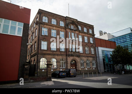 LSTM Liverpool Schule für Tropenmedizin Hauptgebäude im Royal Liverpool University Hospital Gebäude Liverpool Merseyside England Großbritannien Stockfoto