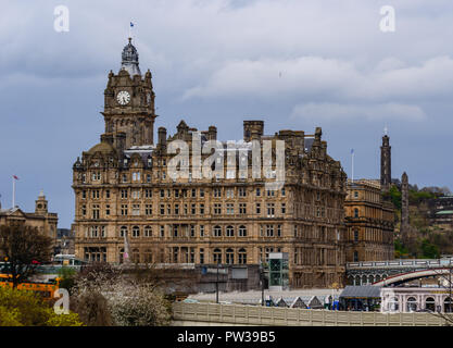 Hotel Balmoral. Edinburgh, Schottland, Vereinigtes Königreich Stockfoto