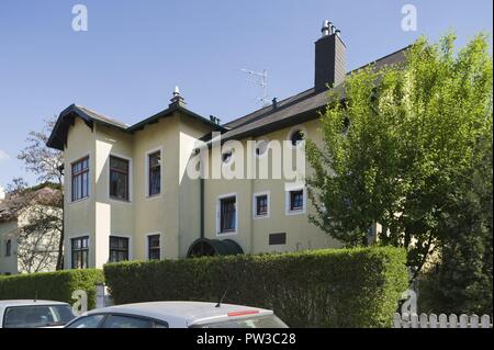 Wien, Haymogasse Genossenschaftshaus - Wien, Genossenschaft Mietshaus Stockfoto