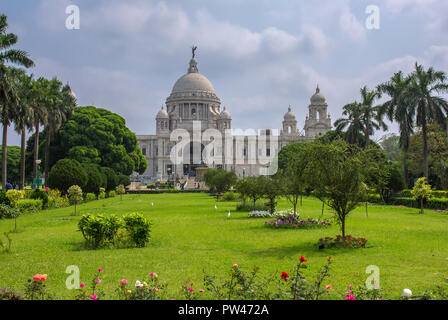 Victoria Memorial in Kolkata, Indien Stockfoto