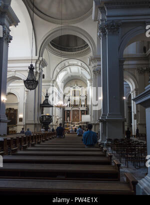 Renaissance Stil All Saints Church in Warschau, Polen, abgeschlossen im Jahr 1883. Stockfoto