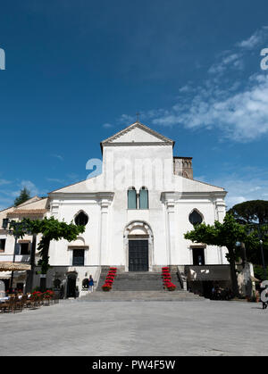 Duomo di Ravello, (die Kathedrale von Ravello, Amalfi, Kampanien, Italien. Stockfoto