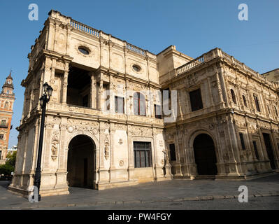 Die Casa Consistorial von Sevilla (Sevilla City Hall) Sevilla, Andalusien, Spanien. Stockfoto