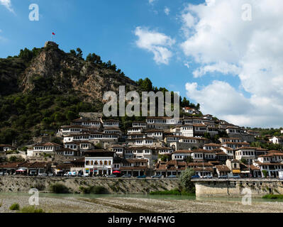 Berat, Berat County, der Republik Albanien. Stockfoto