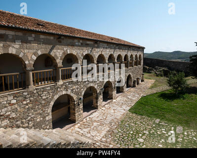 Museum, Apollonia, Fier County, der Republik Albanien. Stockfoto