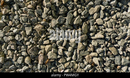 Zerkleinert gebrochenem Stein breakstone Textur und Hintergrund Stockfoto
