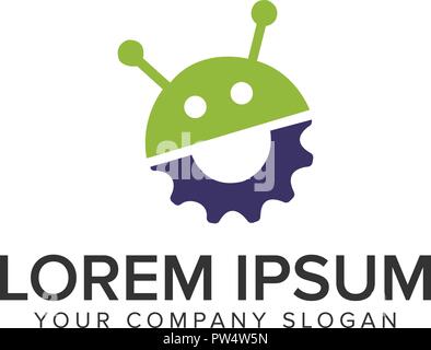 Gang android Logo Stock Vektor