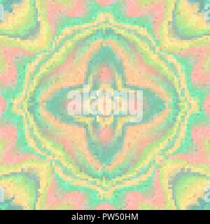 Abstrakte holographische om denim Hintergrund Vektor nahtlose Hintergrund. Hologramm lebendige Muster. Geometrische wiederholen Hintergrundbild. Stock Vektor