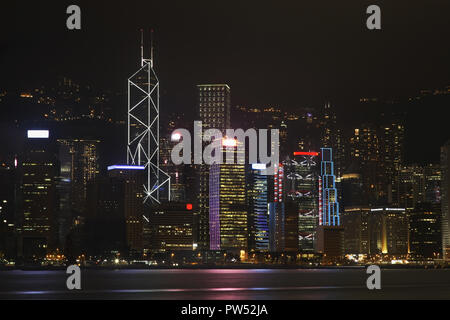 Victoria Strait in Hongkong. China Stockfoto