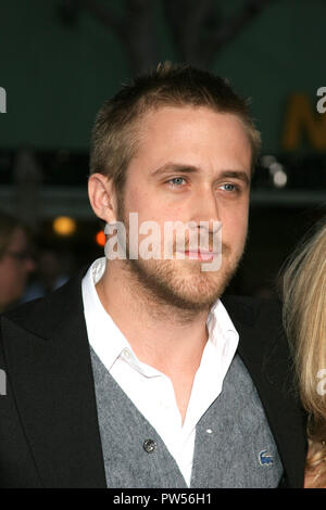 Ryan Gosling 04/11/07 'Bruch' Premiere @ Mann Dorf Theater, Westwood Foto von munetaka Kurosu/HNW/PictureLux Datei Referenz # 33683 849 HNWPLX Stockfoto