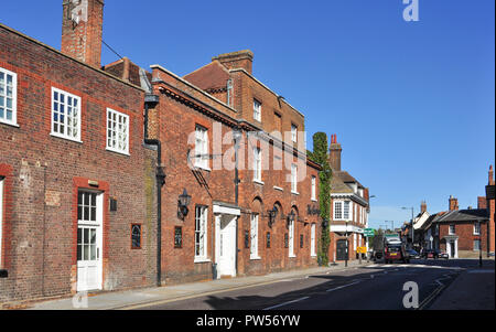 Die George, Hitchin Strasse, Baldock, Hertfordshire, England, UK Stockfoto