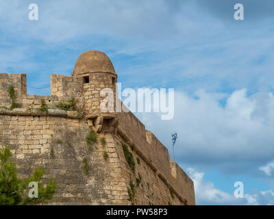 Mittelalterliche Burg in Rethymno, Kreta, Griechenland Stockfoto