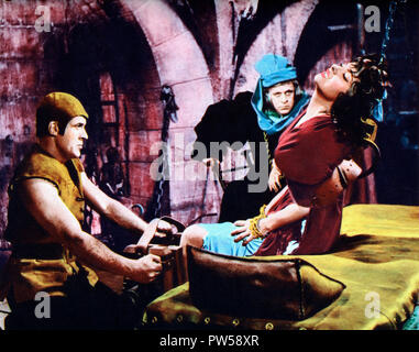 "Der Glöckner von Notre Dame aka. Notre-Dame de Paris, Frankreich 1956 Regie: Jean Delannoy Darsteller: Gina Lollobrigida, Jean Danet Stockfoto