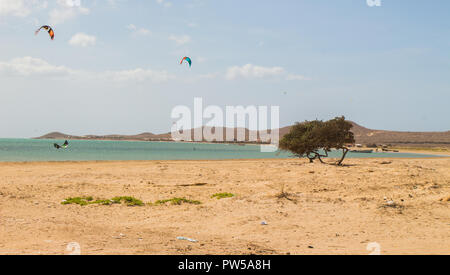 Wüste, Cabo de la Vela, Punta gallinas, nordöstliche Kolumbien Stockfoto