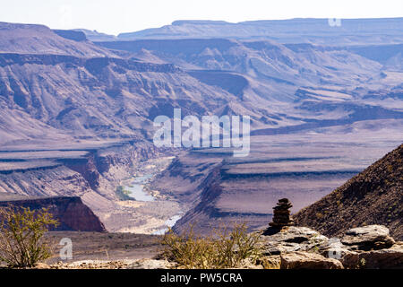 Fishriver Canyon namibia Wüste Afrika Stockfoto