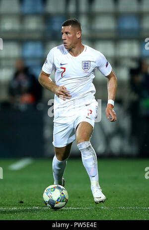 England's Ross Barkley während der UEFA Nationen Liga Spiel im Stadion HNK Rijeka in Kroatien. PRESS ASSOCIATION Foto. Bild Datum: Freitag, 12. Oktober 2018. Siehe PA-Geschichte Fußball Kroatien. Photo Credit: Tim Goode/PA-Kabel. Einschränkungen: Nutzung unter FA Einschränkungen. Nur für den redaktionellen Gebrauch bestimmt. Kommerzielle Nutzung nur mit vorheriger schriftlicher Zustimmung der FA. Keine Bearbeitung außer zuschneiden. Stockfoto