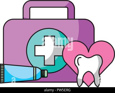 Hygiene Zahnpflege Stock Vektor