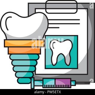 Hygiene Zahnpflege Stock Vektor