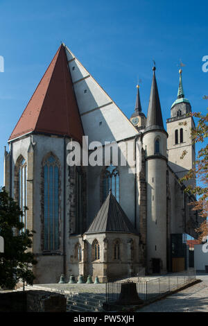 10 Oktober 2018, Sachsen-Anhalt, Magdeburg: St. John's Church. Die ehemalige Kirche zerstört und mehrmals umgebaut. Heute ist die Kirche ein Ort für Veranstaltungen. (Wochenende Umfrage "Freie Kirchen und ihre Verwendung" von 13.10.2018) Foto: Klaus-Dietmar Gabbert/dpa-Zentralbild/ZB Stockfoto