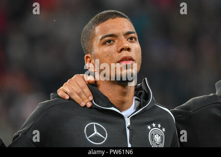 Ingolstadt, Bayern. 12 Okt, 2018. Fußball, U-21 Männer: EM-Qualifikation, Deutschland gegen Norwegen, Runde 1, Gruppe 5, 13. Spieltag bei Audi Sportpark. Deutschlands Benjamin Henrichs. Foto: Armin Weigel/dpa/Alamy leben Nachrichten Stockfoto