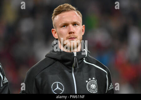 Ingolstadt, Bayern. 12 Okt, 2018. Fußball, U-21 Männer: EM-Qualifikation, Deutschland gegen Norwegen, Runde 1, Gruppe 5, 13. Spieltag bei Audi Sportpark. Deutschlands Cedric Teuchert. Foto: Armin Weigel/dpa/Alamy leben Nachrichten Stockfoto