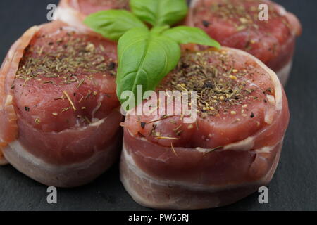 Köstliches Schweinefilet Stockfoto