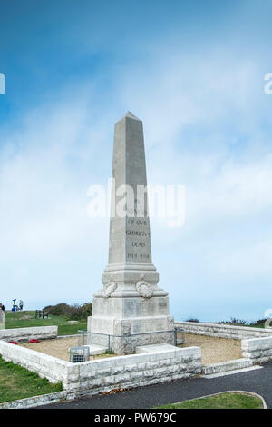 Portland Ehrenmal auf dem Gipfel der Isle of Portland, Dorset, Großbritannien. Stockfoto