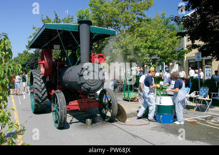 Steam Tractors in Niagara on the Lake Stockfoto