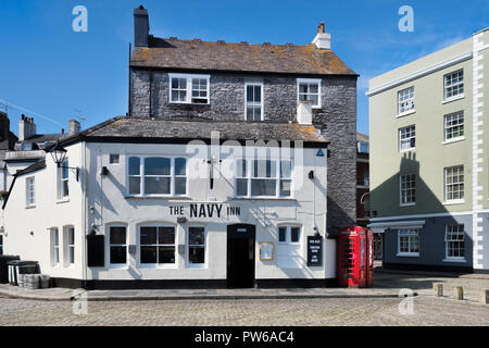 2. Juni 2018: Plymouth, Devon, Großbritannien - die Navy Inn on the Waterfront in Plymouth Barbican. Stockfoto