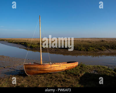 Thornham alter Hafen in den Sumpfgebieten in der Nähe von Hunstanton an der nördlichen Küste von Norfolk Stockfoto